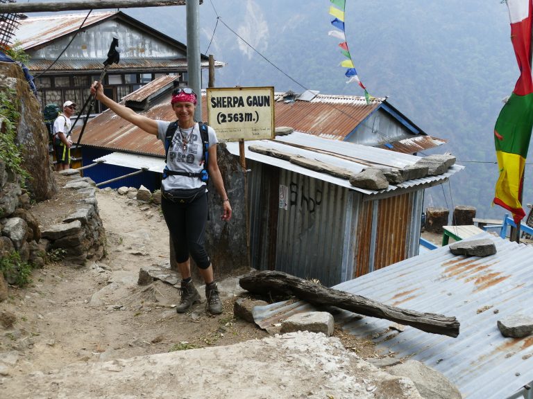 Passing Through Sherpa Gaun