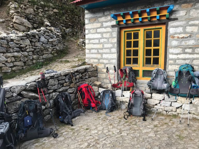 A Well-Earned Rest Along the Everest Trail