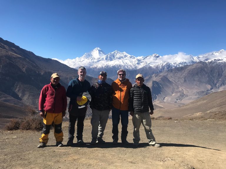 Dhaulagiri View on the Way to Lupra
