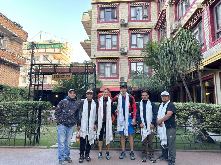 Farewell at the Kathmandu Hotel