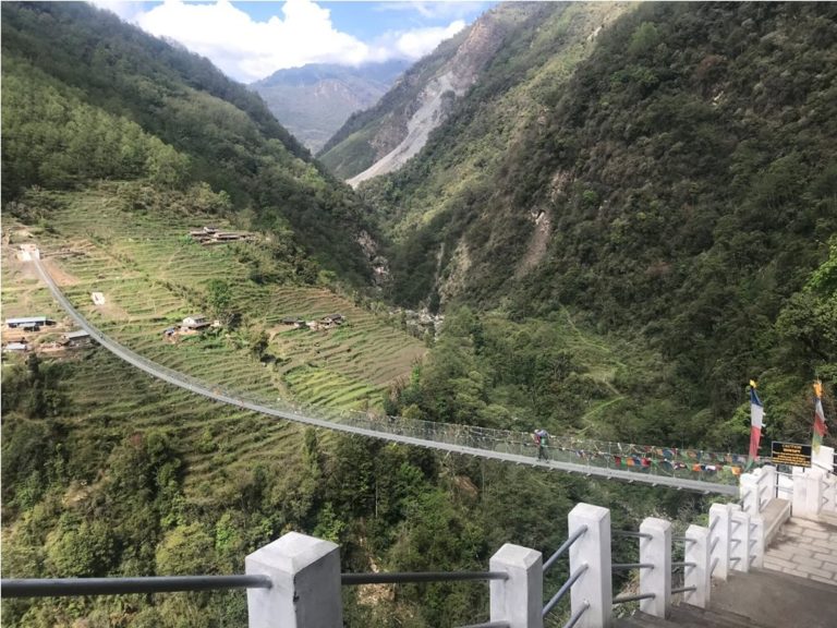 Long Suspension Bridge