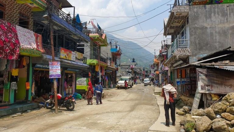 Nayapul Bazaar