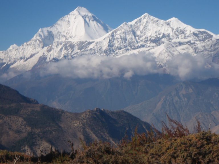Dhaulagiri Range from Gyu La Pass – On the Way to Muktinath