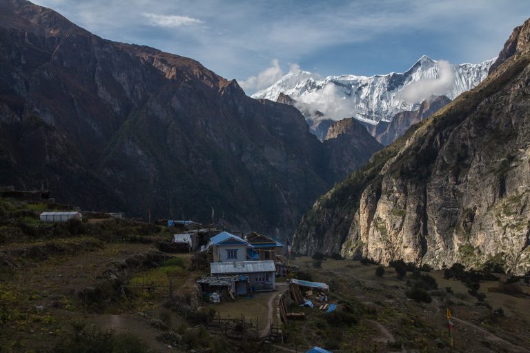 Beautiful Meta Village surrounded by stunning mountain views