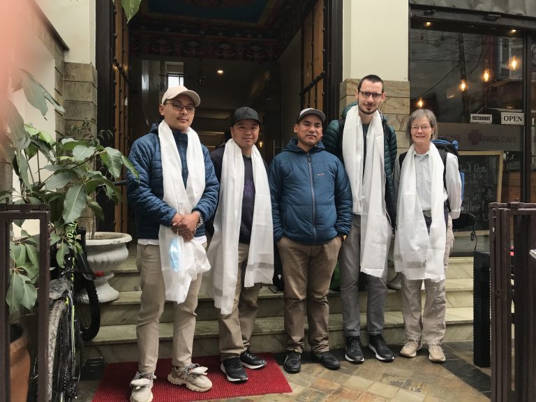 Farewell at the Kathmandu Hotel