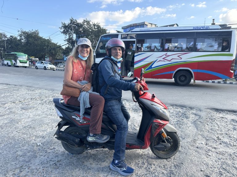 A Happy Moment on the Journey Through Nepal