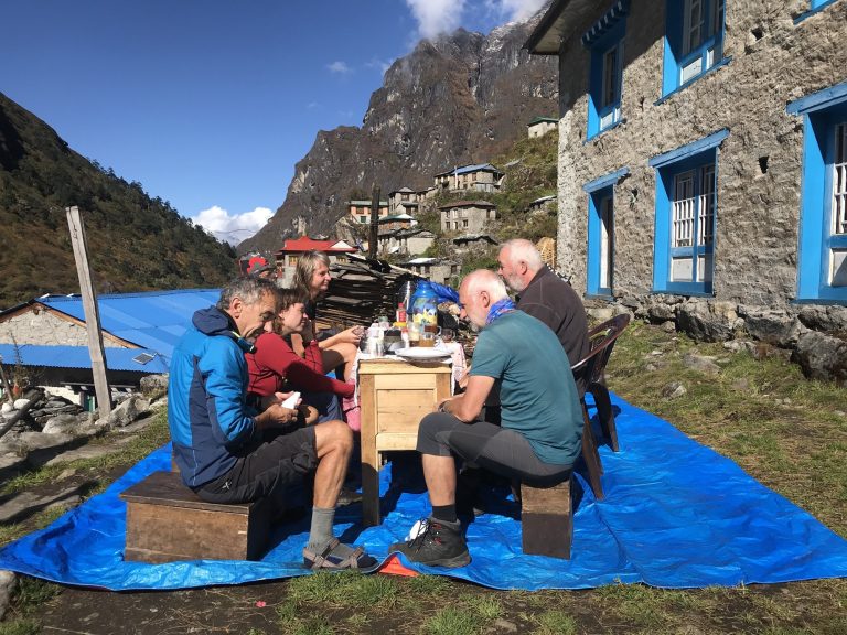 Himalayan tea time at Beding